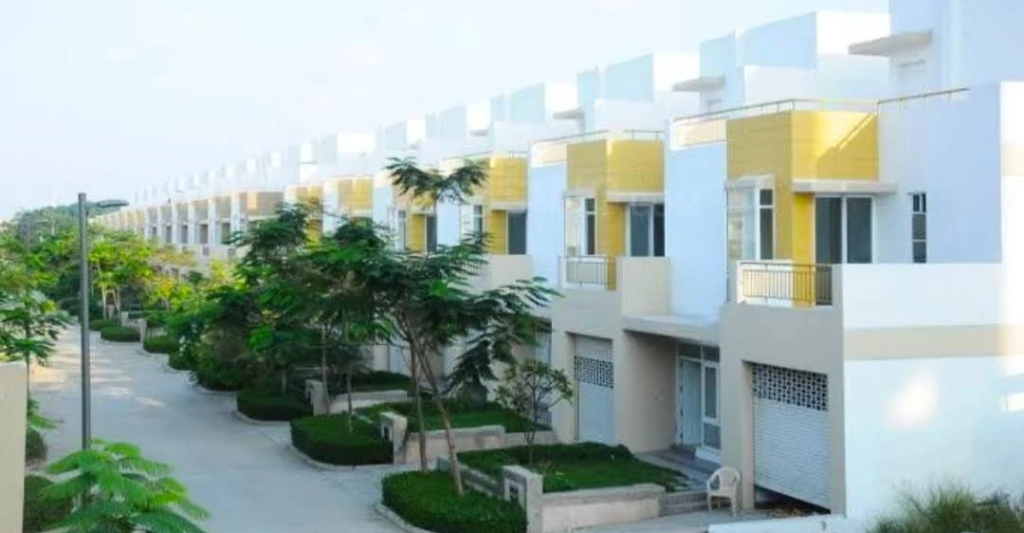 North Town 111 luxury duplex villas row with private gardens